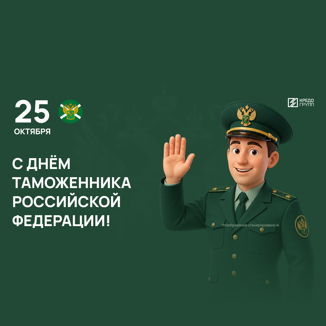 25 октября — День таможенника РФ | Кредо Групп